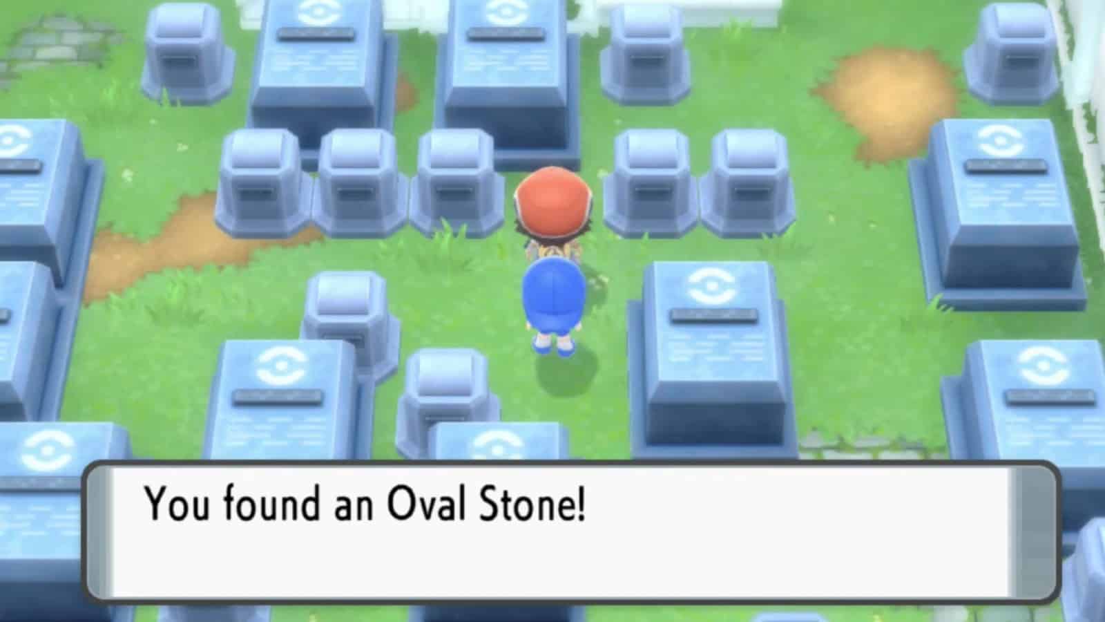 Auf dem Friedhof im verlorenen Turm befindet sich ein ovaler Stein