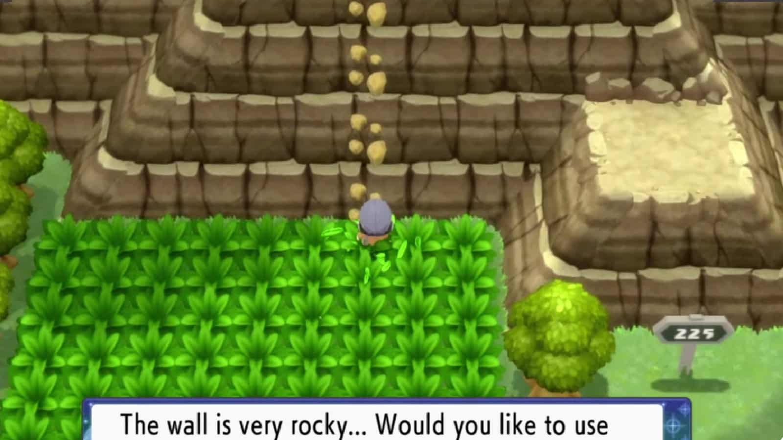 Einer der wenigen Dawn Stones befindet sich auf Route 225 in der Battle Zone in Pokémon Diamant and Perle