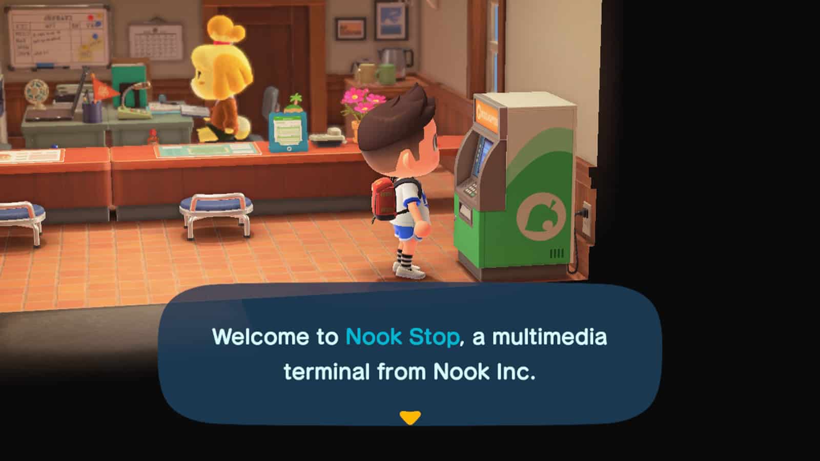 Das Nook Stop-Terminal in Animal Crossing New horizons