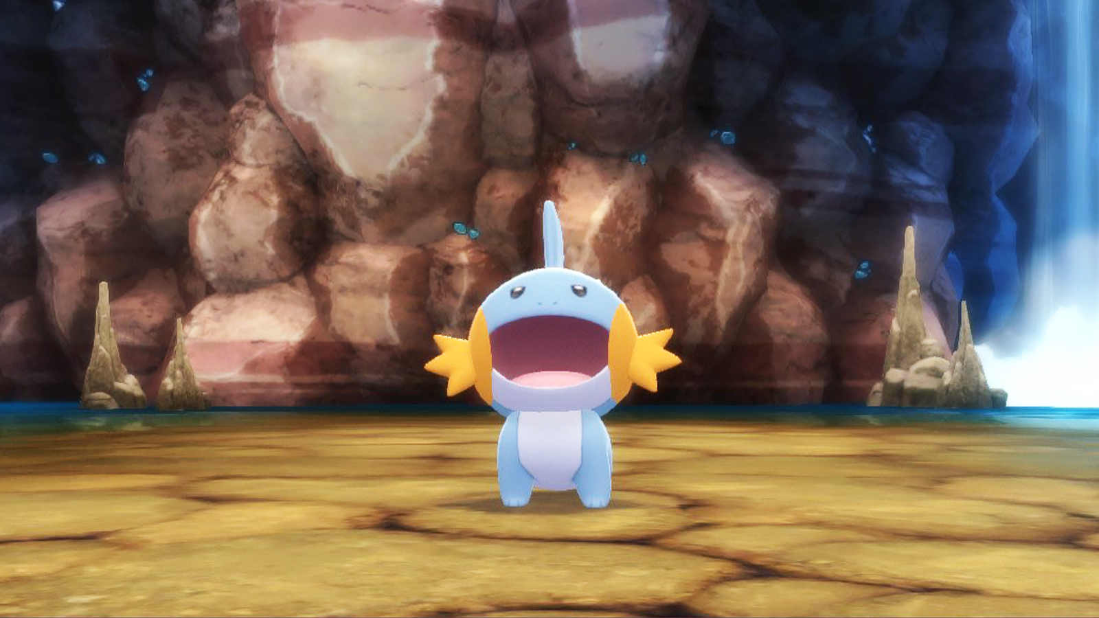 Pokémon Strahlender Diamant & Leuchtende Perle Mudkip Spawn-Begegnung Screenshot