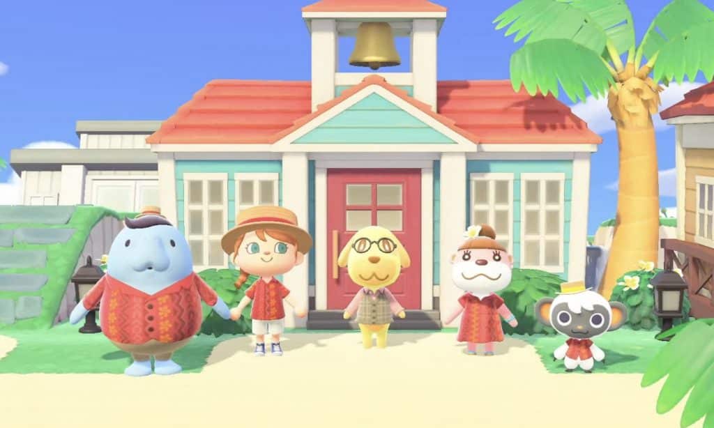 Ein Screenshot des Happy Home Paradise-Updates in Animal Crossing New Horizons.