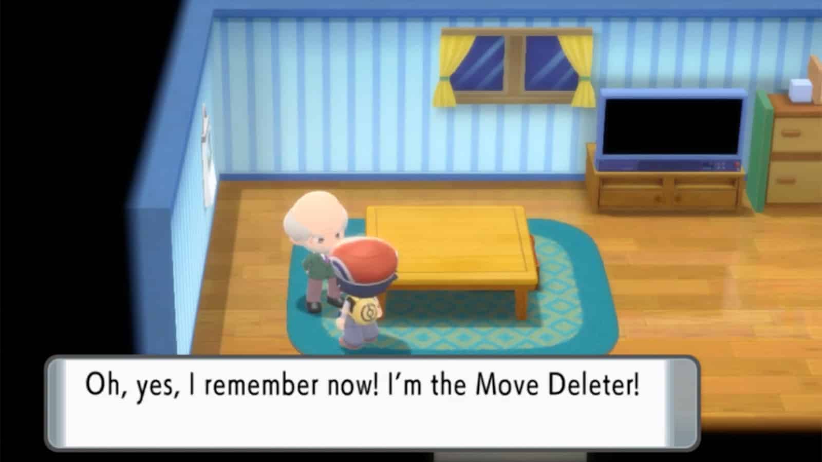 Der Move Deleter vergisst Bewegungen in Pokemon Brilliant Diamond und Shining Pearl