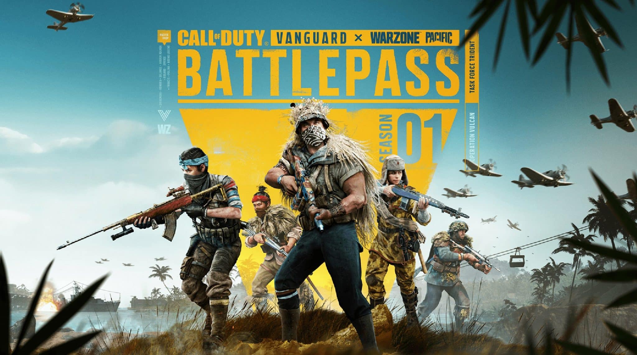 Vanguard Warzone Season 1 Battle Pass-Grafik