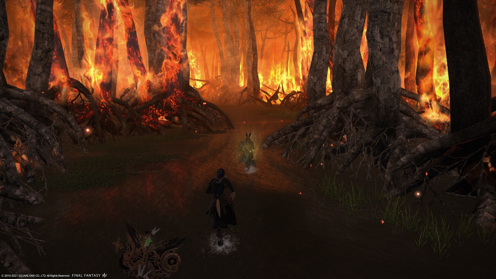 FFXIV-Screenshot, der den Vanaspati-Dungeon zeigt