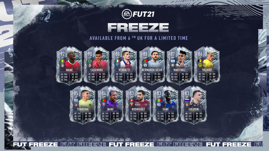 FIFA 21 FUT Freeze-Team