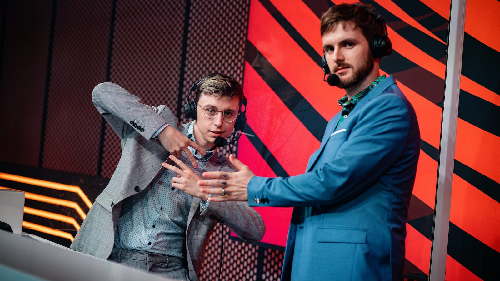 League of Legends lol lec Casters Drakos und Vedius