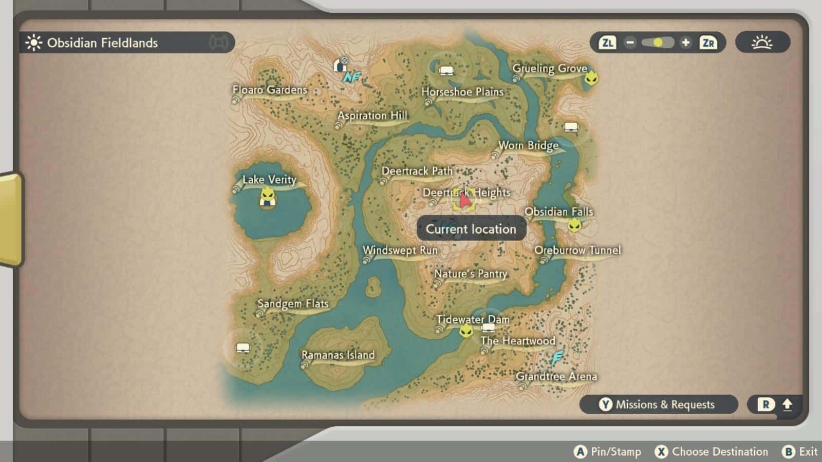 Stantler-Standort in Pokémon Legends Arceus