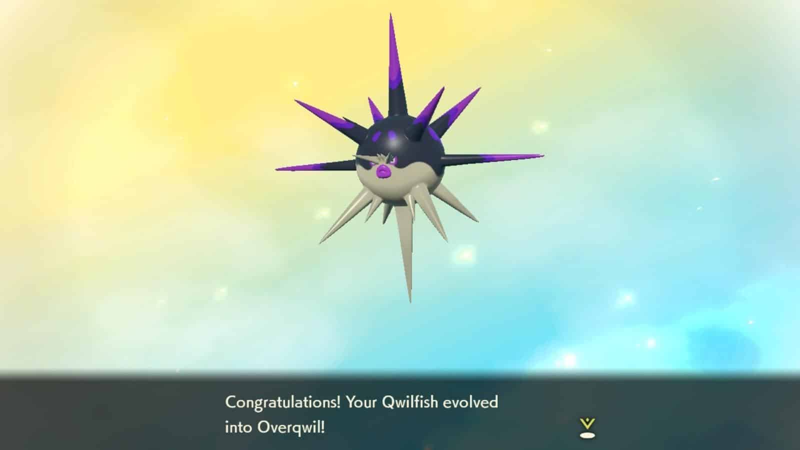 Entwicklung von Overqwil in Pokémon Legends Arceus