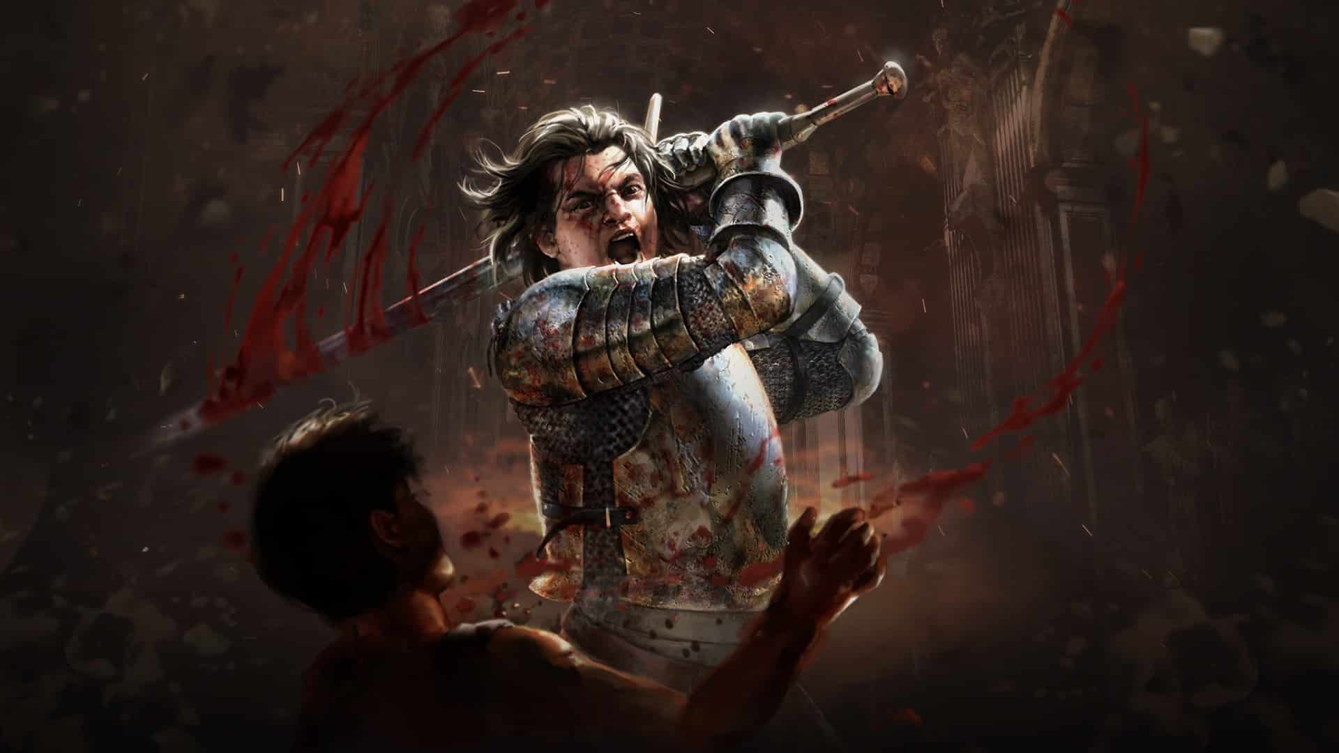 Pfad des Exils Titelbild Krieger tötet Gegner mit Axt