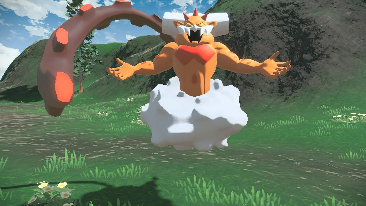 Pokémon Legends Arceus Landorus-Kampf-Screenshot