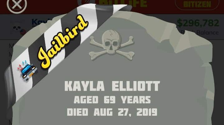 das Jailbird-Band in Bitlife