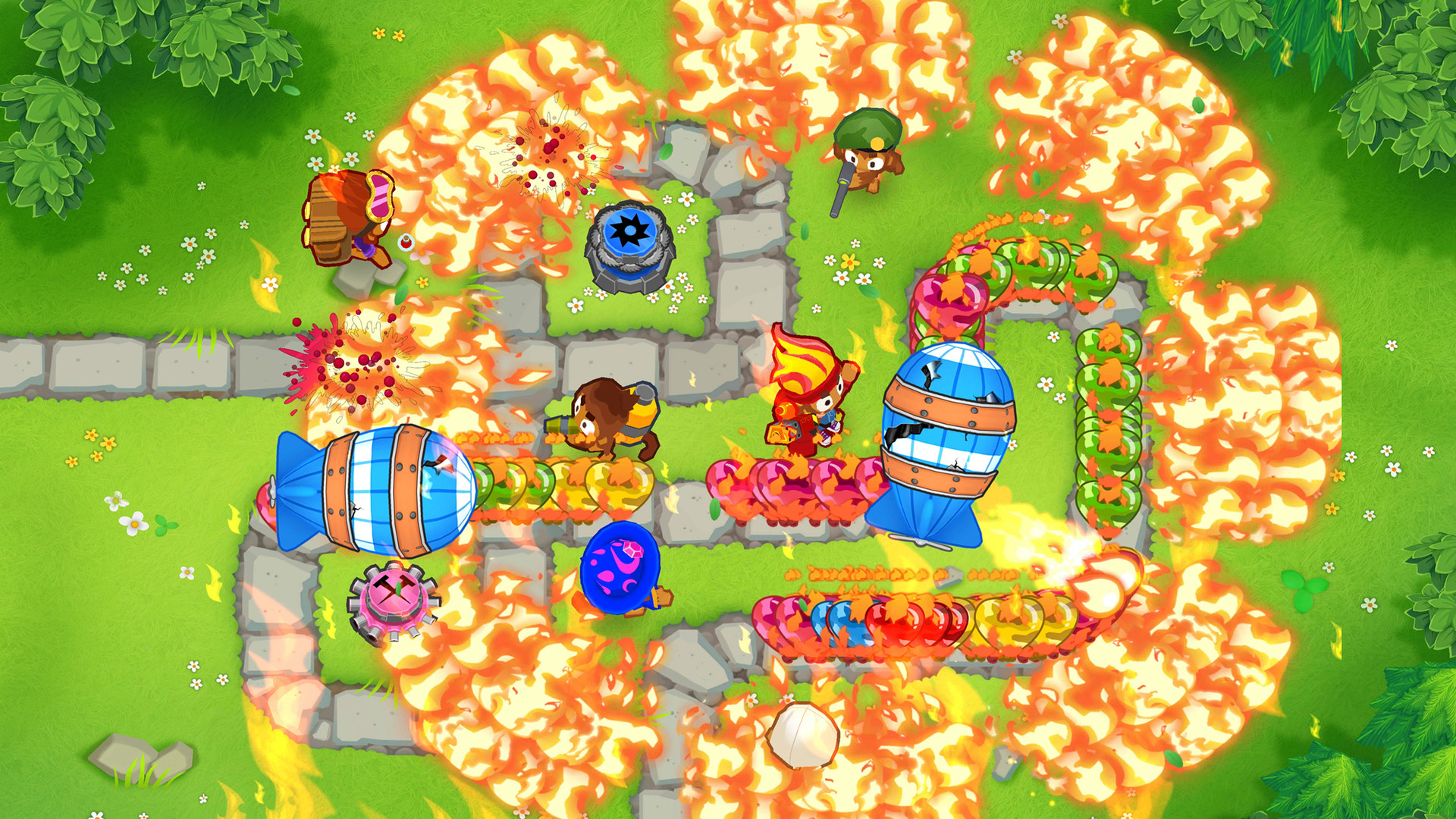 Screenshot im Spiel von Bloons in btd6