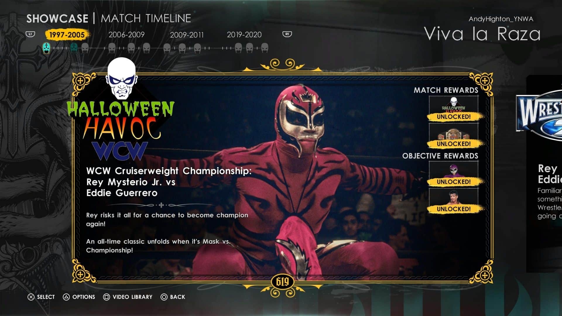 Rey Mysterio Halloween Chaos 1997 Spielinfo