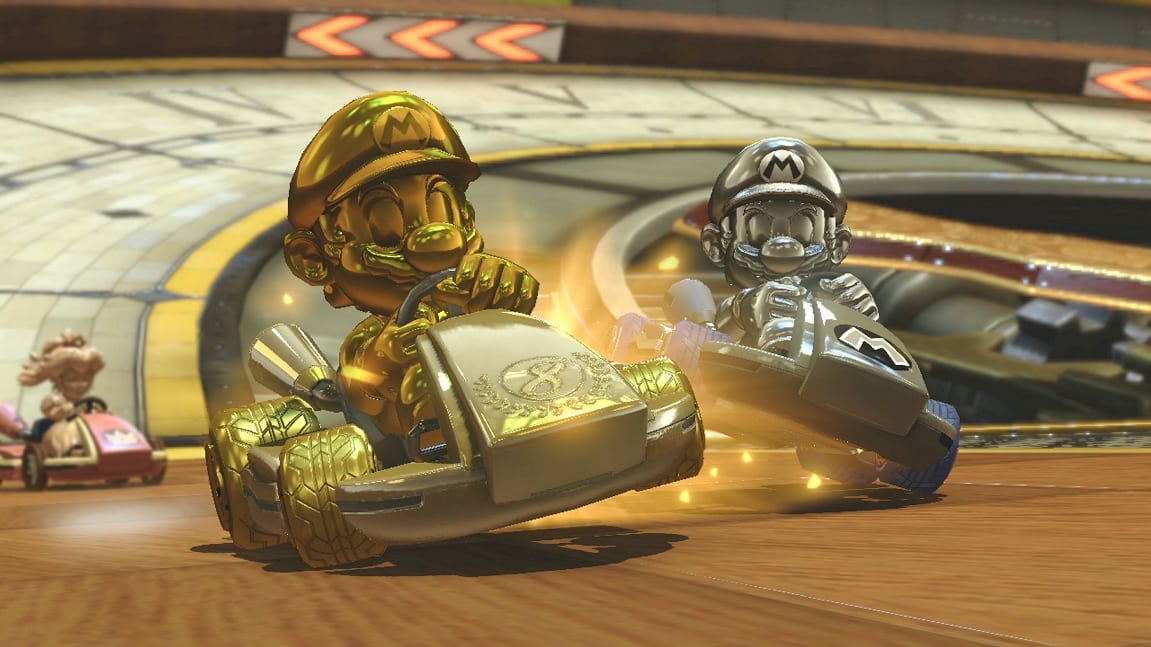 Mario Kart 8 Deluxe Gold Autoteile