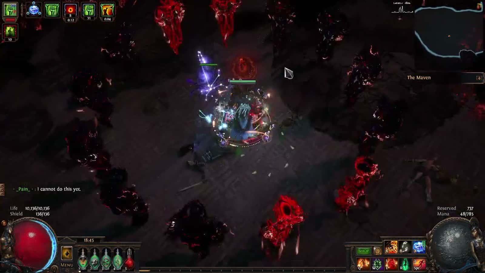 path of exile build Agony Herald