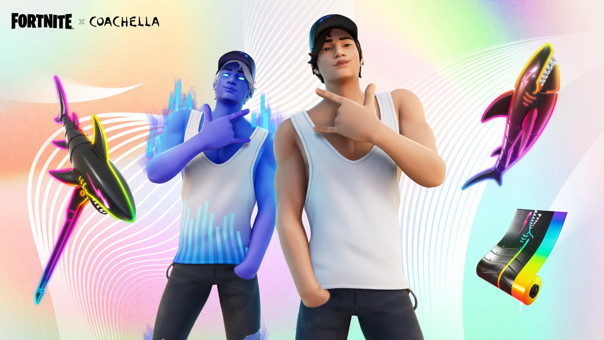 Skins und Zubehör für Fortnite x Coachella Wilder