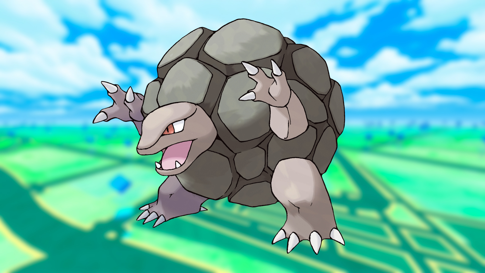 Ein Bild von Golem, einem steinartigen Pokémon