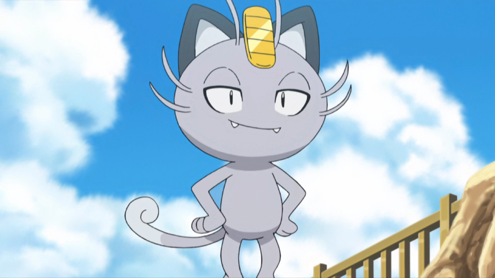 Ein Bild von Meowth vom dunklen Typ in Pokémon