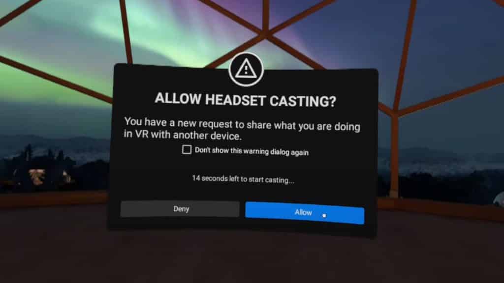 Oculus Quest 2-Casting