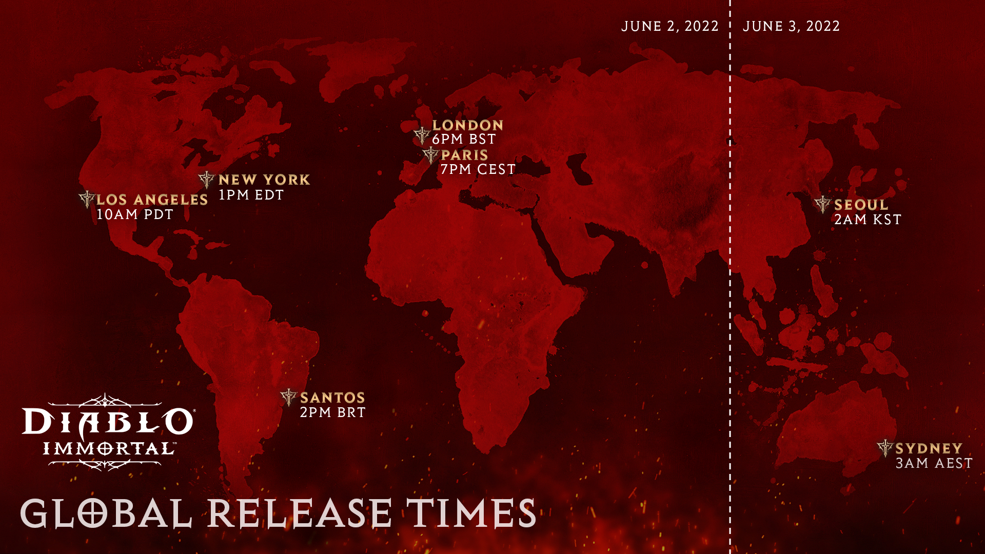 Diablo Immortal Startzeiten und Zeitplan für das Veröffentlichungsdatum