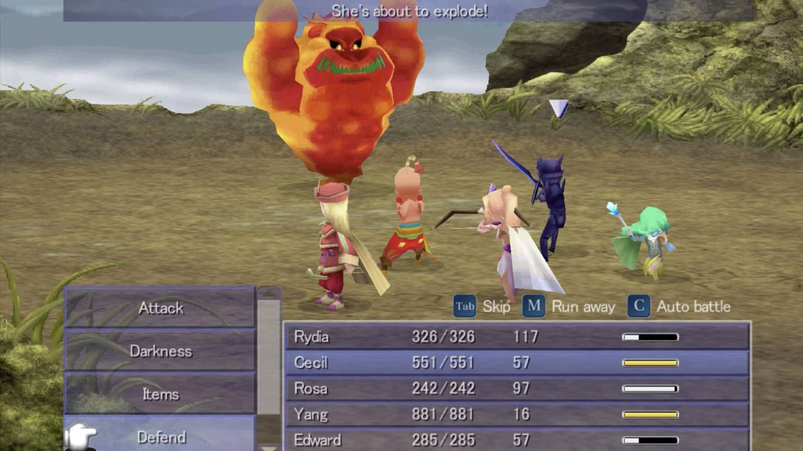 Final Fantasy 4-Gameplay