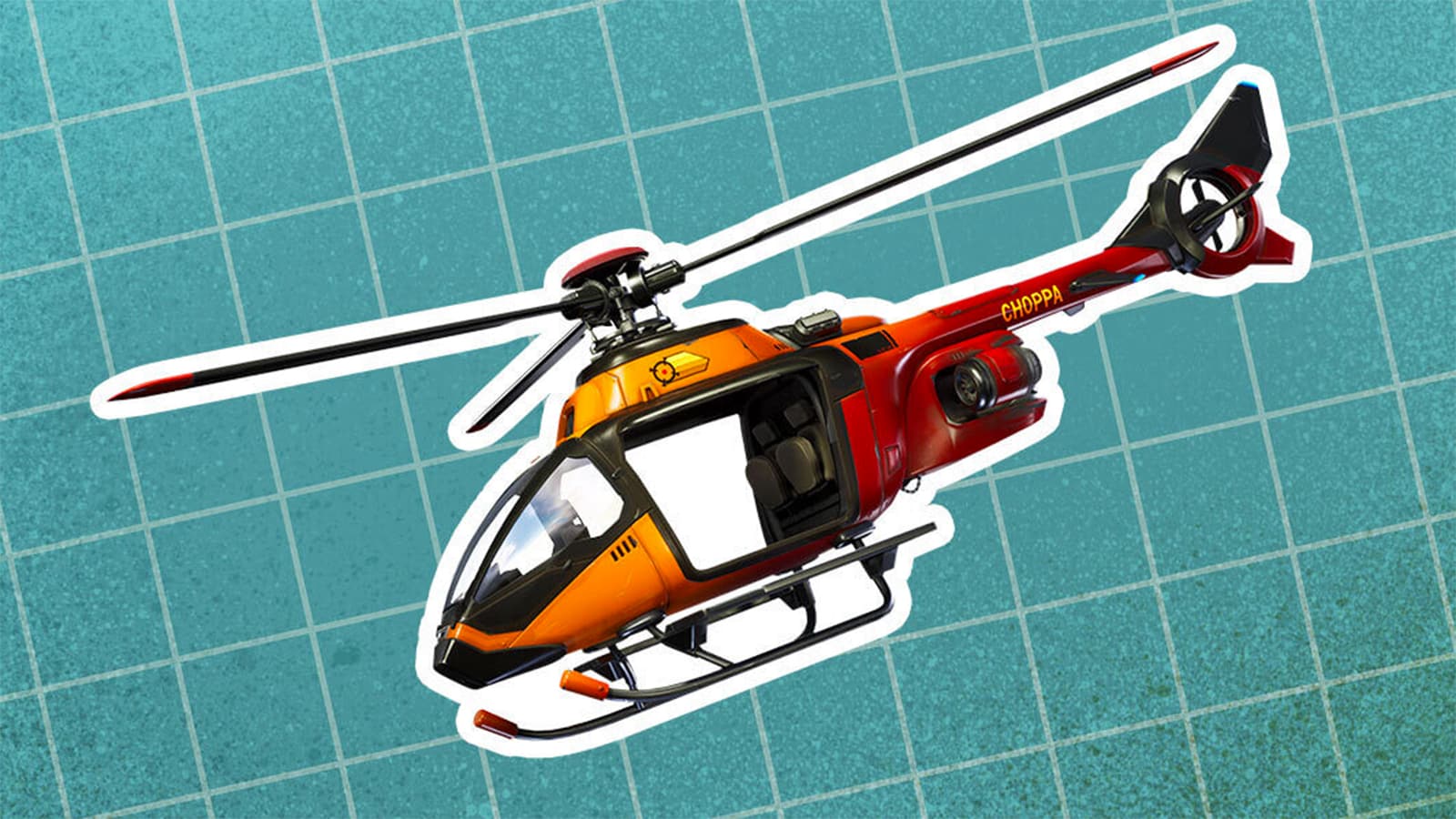 Ein Choppa-Helikopter in Fortnite