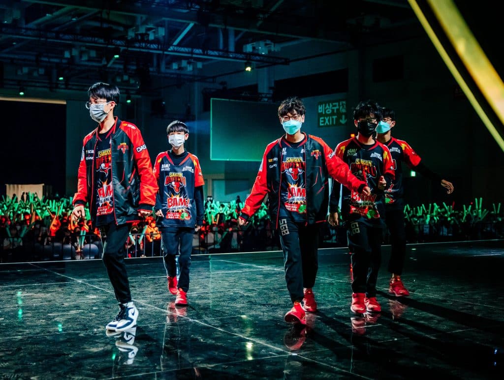 Saigon Buffalo auf der Bühne des MSI 2022