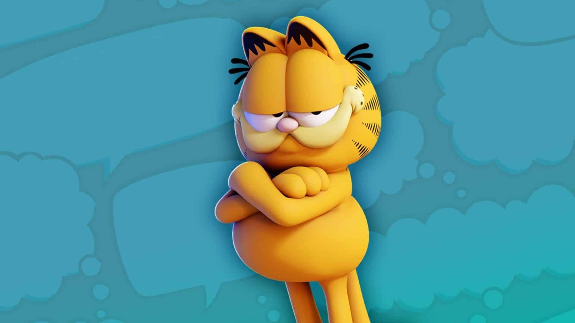 Garfield posiert in Nickelodeon All Star Brawl