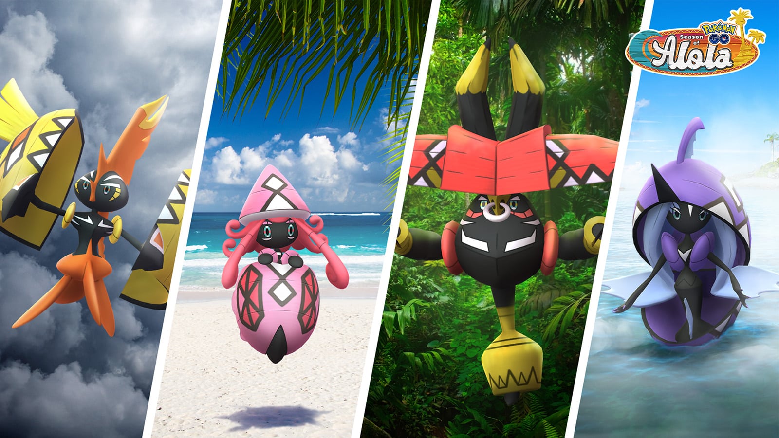 Ein Poster für die Pokémon GO Alola To Alola Event Collection Challenge