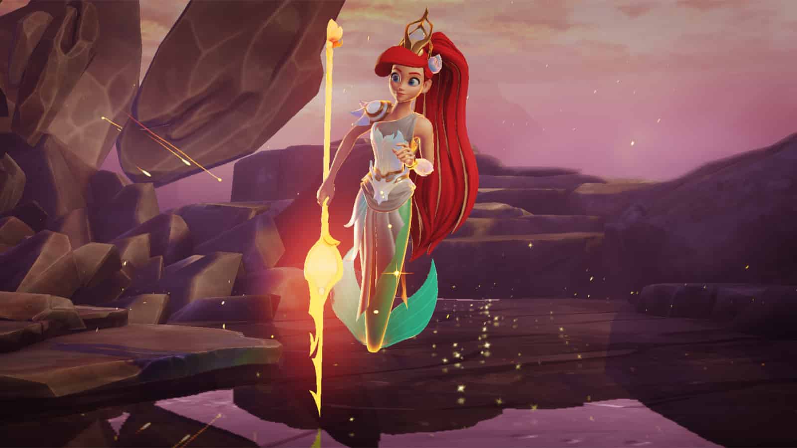 Der beste Nahkampfcharakter Ariel in Disney Mirrorverse