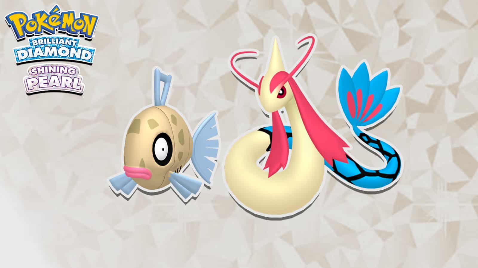 Feebas Milotic in Pokémon bdsp