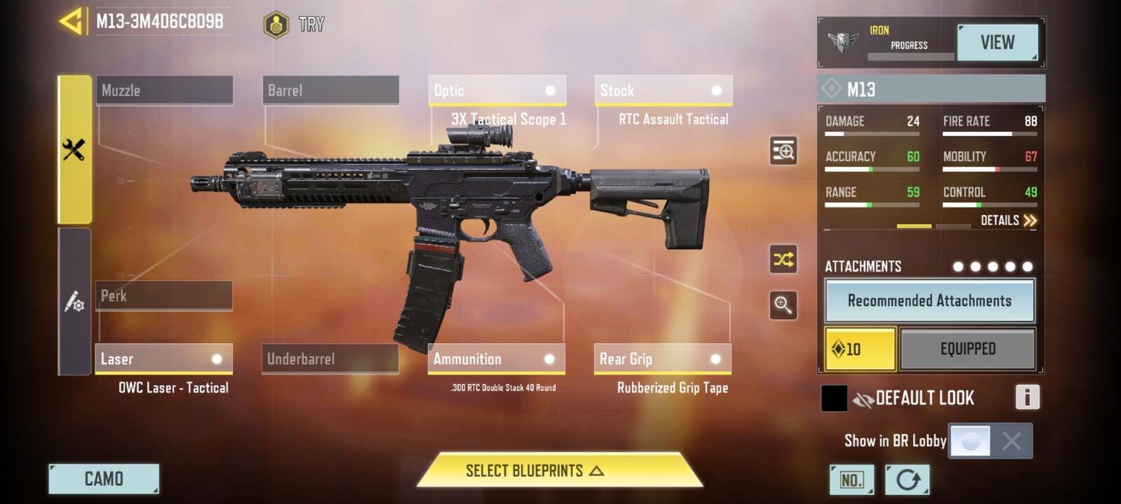 Bestes M13-Loadout im Battle Royale von COD Mobile