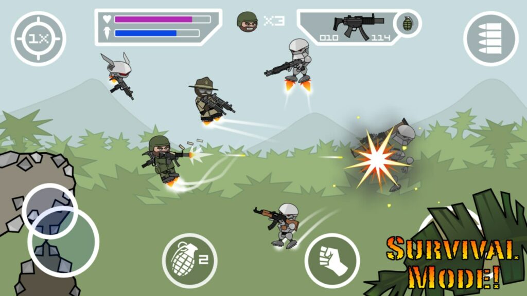 Mini-Miliz: Doodle Army 2 MOD APK herunterladen