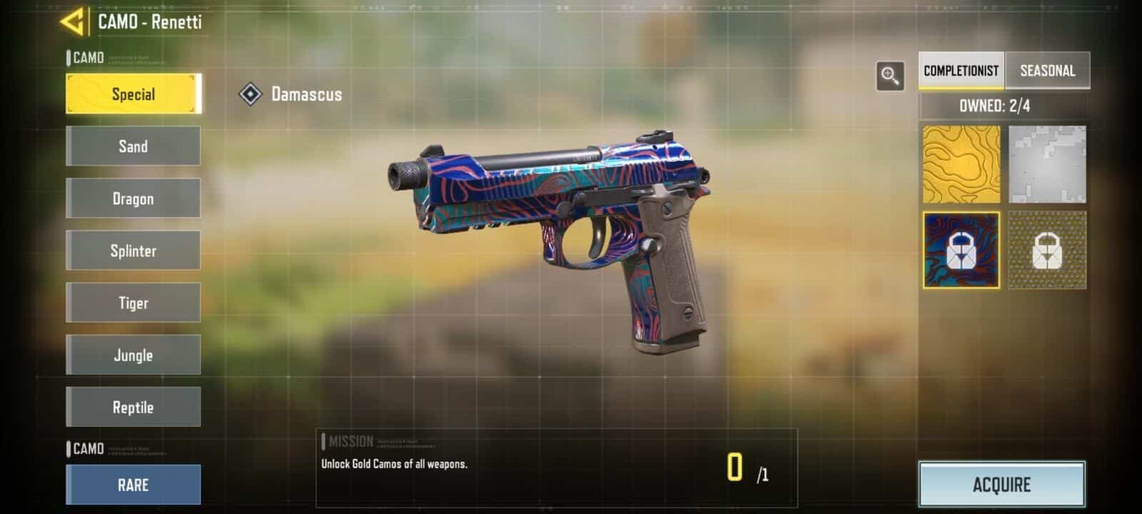 So erhalten Sie Damascus Camo in COD Mobile