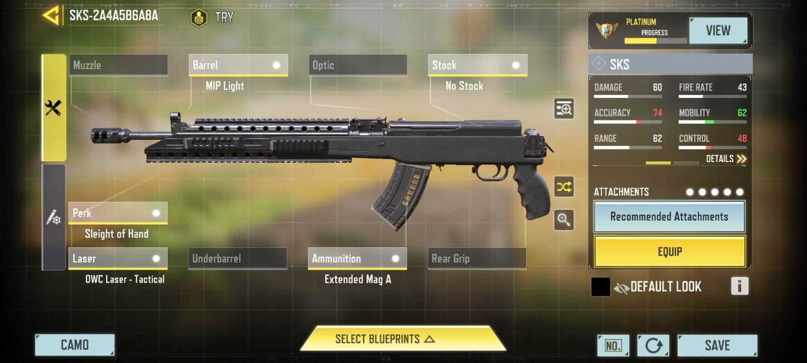 Bestes SKS-Loadout im MP von COD Mobile