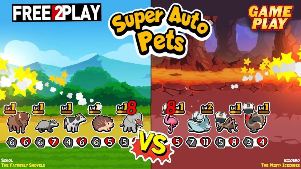 C-Tier-Haustiere in Super Auto Pets 