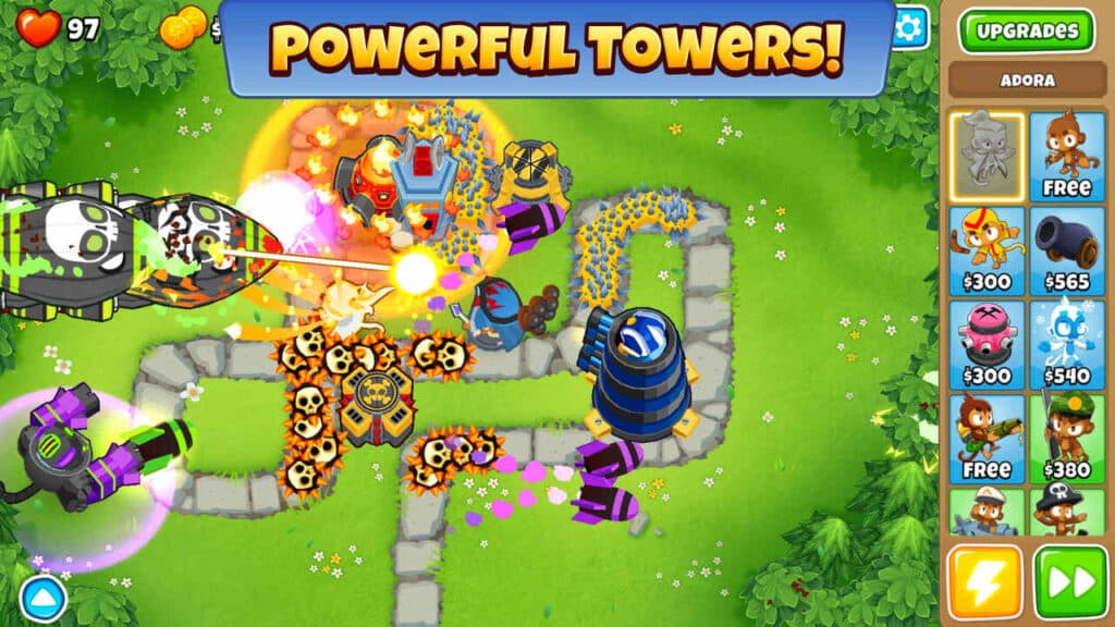 S-Tier-Helden und Affen in Bloons TD 6 