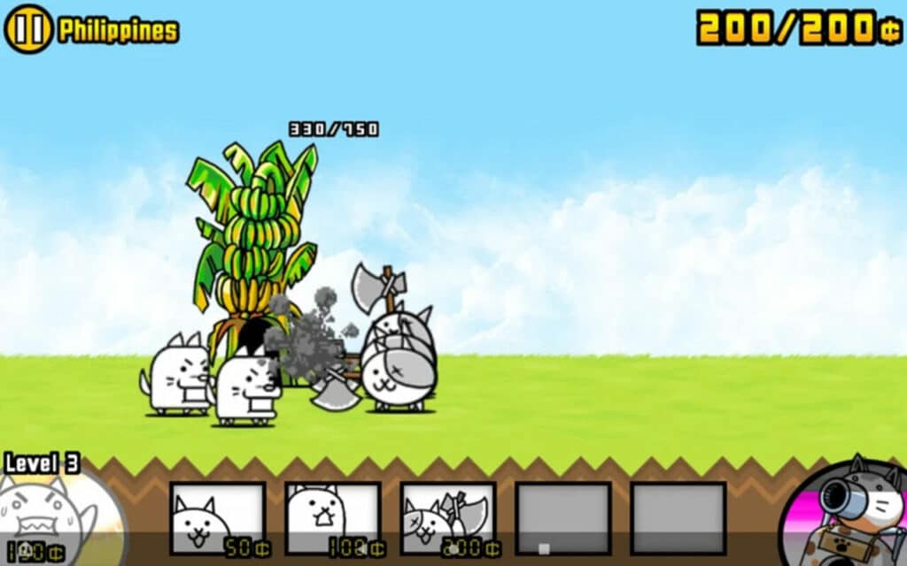 E-Tier-Katzen in Battle Cats 