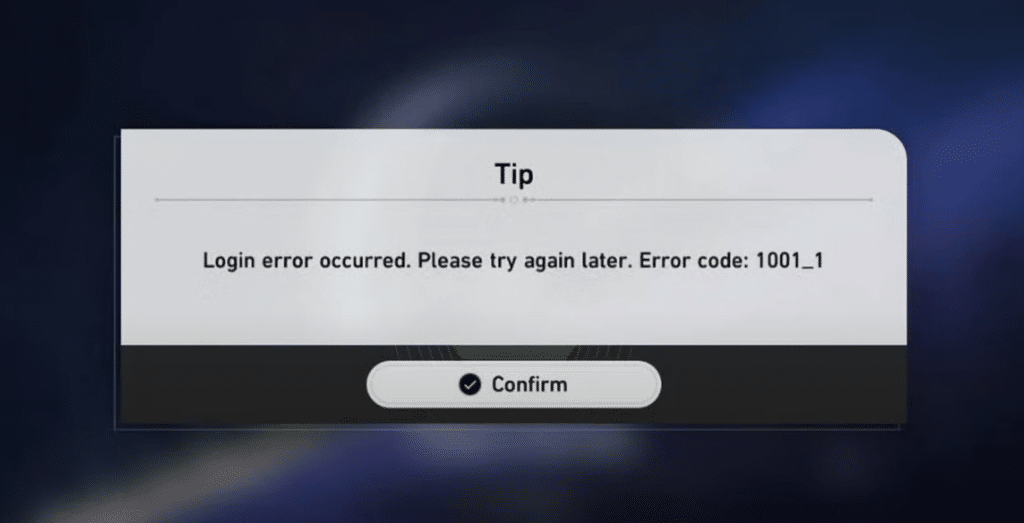 Warum erhalten Sie den Honkai Star Rail-Anmeldefehler 1001_1?