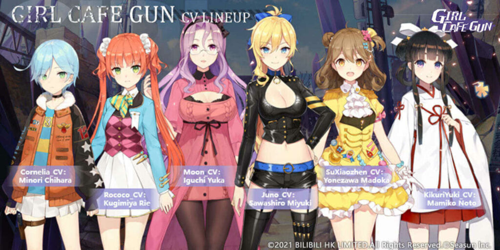 S-Stufe-Charaktere in der Girl Cafe Gun-Stufenliste 