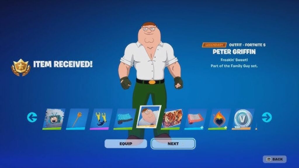 Peter Griffin-Skin in Fortnite