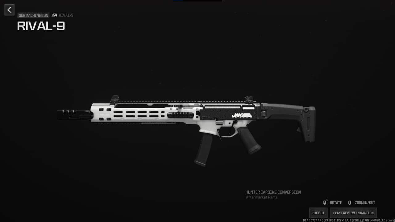 JAK Headhunter Carbine Conversion auf Rival-9 SMG