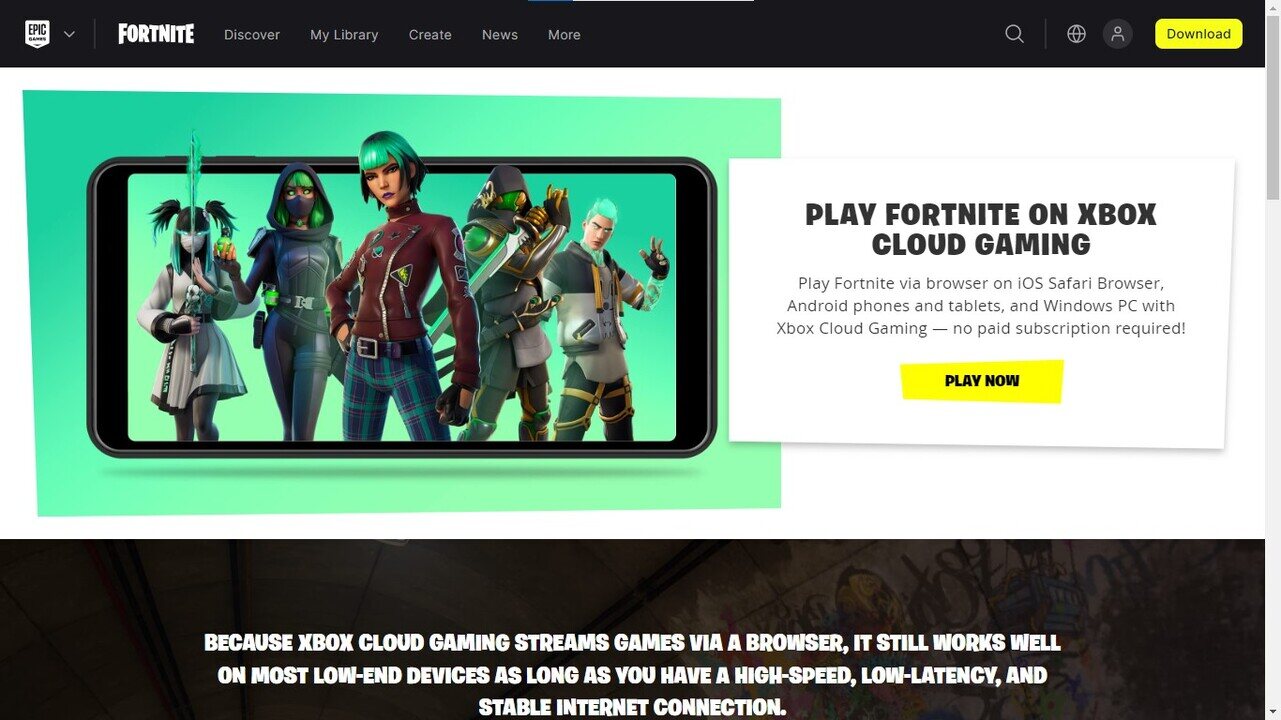 Eine Anleitung zum Spielen von Fortnite über Xbox Cloud Gaming