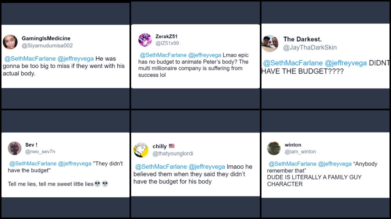 X (Twitter)-Nutzer reagieren auf die Aussage von Seth MacFarlane