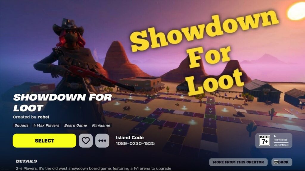 Top 5 Showdown-Karten in Fortnite Creative ProSpieler Asian