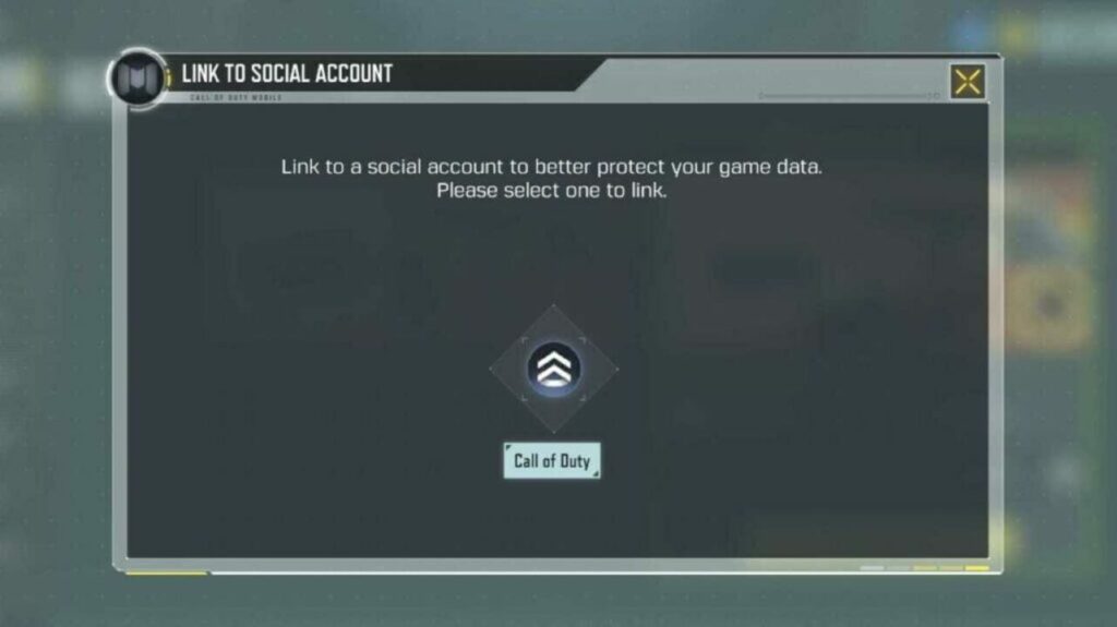 Verknüpfen der Activision ID mit dem Call of Duty: Mobile-Spielkonto