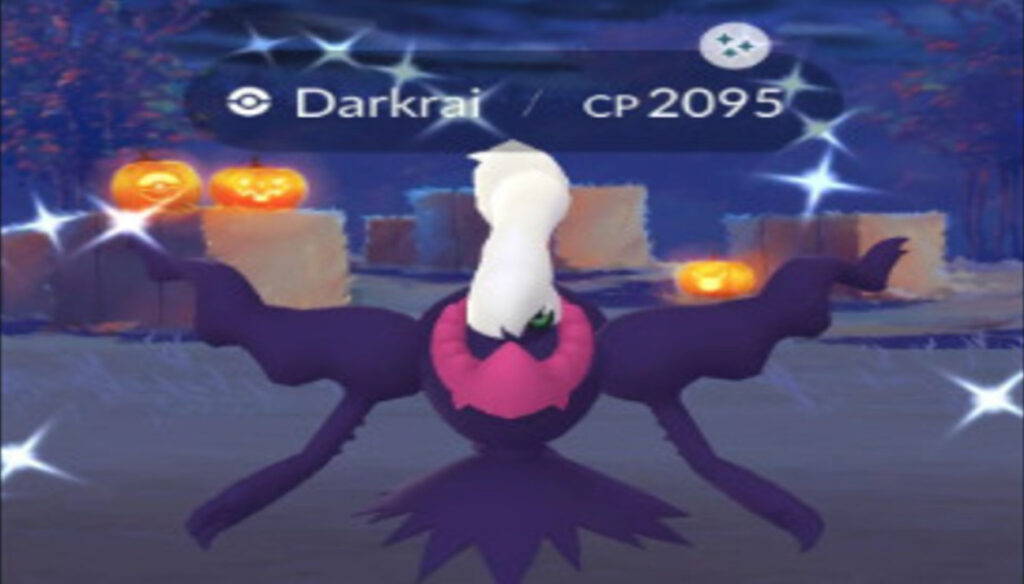 Glänzendes Darkrai Pokemon GO