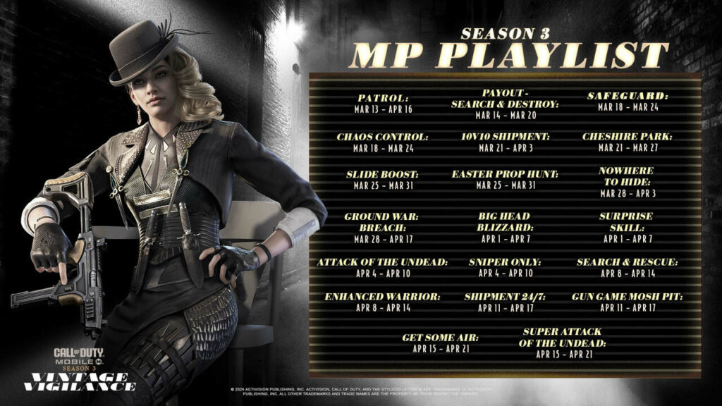 Multiplayer-Playlists für Call of Duty: Mobile Staffel 3