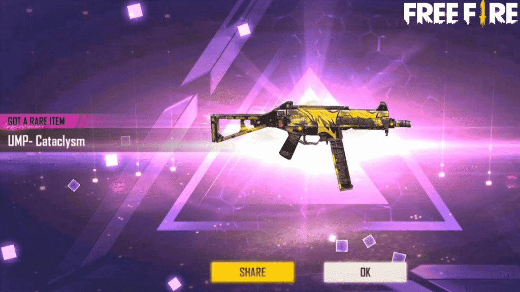 UMP-Cataclysm-Skin in Free Fire 