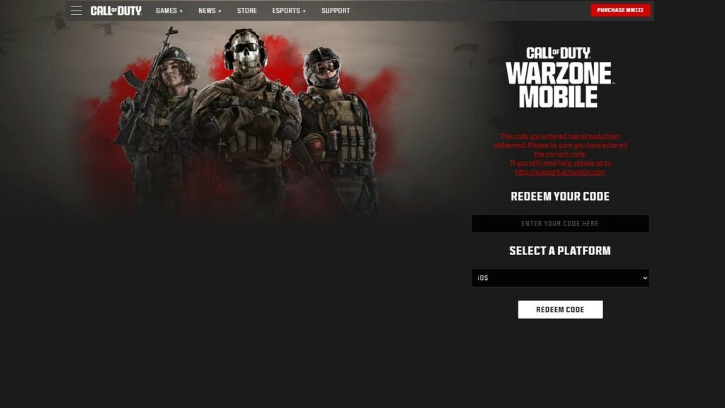 Funktionierende Warzone-Mobile-Codes